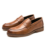 Mocassins de couro