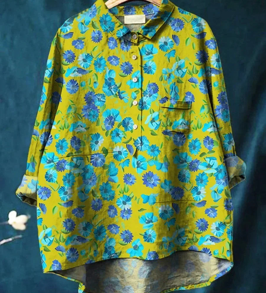 Fiorenza™ | CAMISA FLORESCIDA LARGA