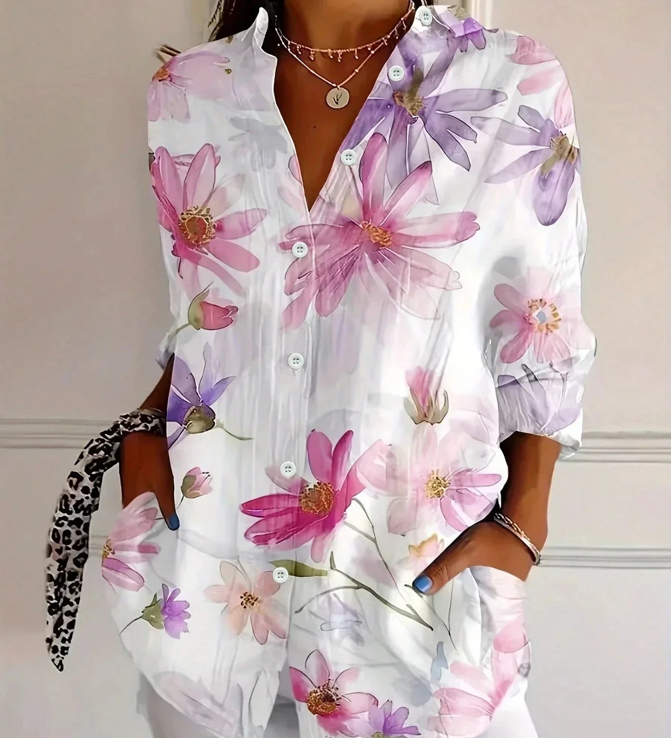 Annika | Blusa colorida com estampa divertida