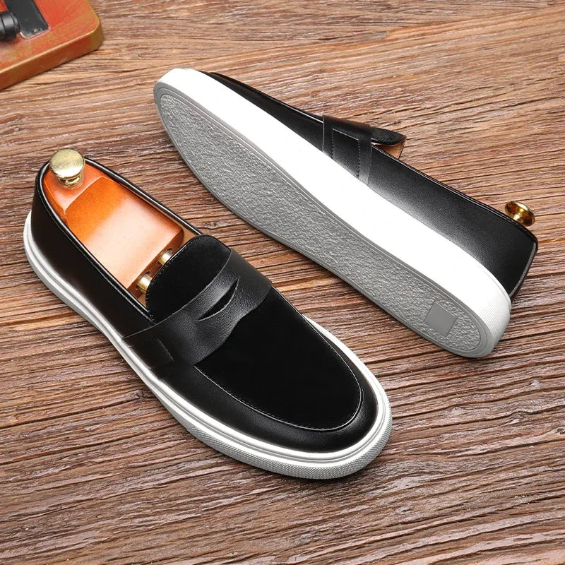 Mocassins em pele Naples