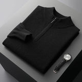Camisola com fecho em caxemira Florence