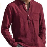 Camisa de algodão respirável