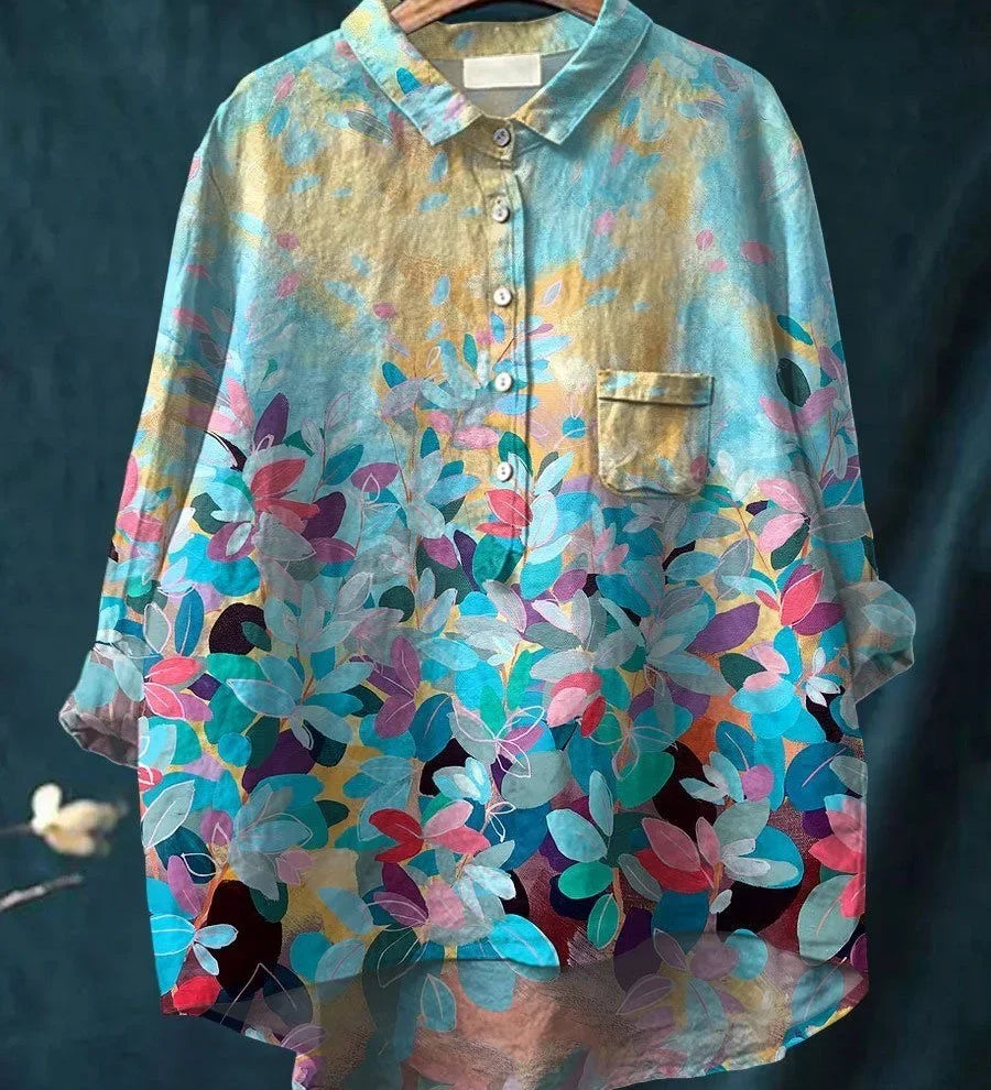 Fiorenza™ | CAMISA FLORESCIDA LARGA