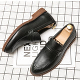 Mocassins de couro