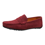 Mocassins de camurça retro para homem