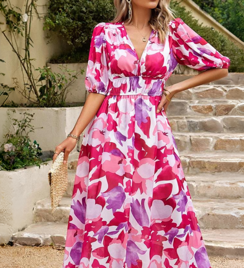 Danielle | Vestido Midi Luxuoso e Atemporal (Quase esgotado)