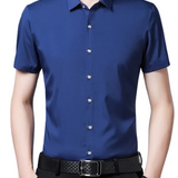 Camisa de manga curta casual para negócios
