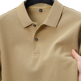 Camisa pólo casual de algodão