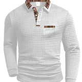 Camisa pólo com padrão