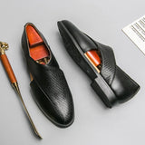 Mocassins de couro vintage