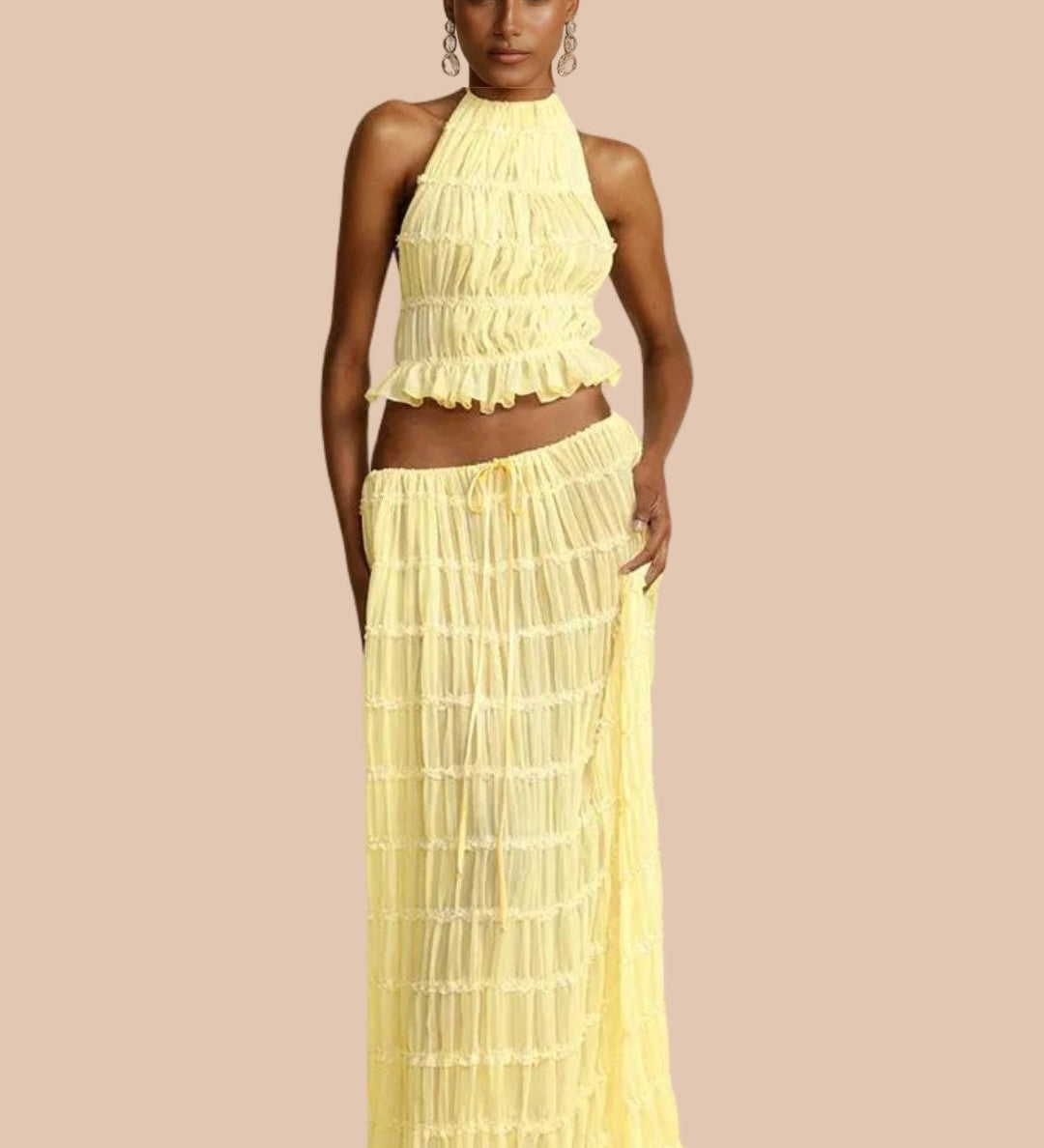 Naomi - Conjunto de vestido conversível 2 em 1