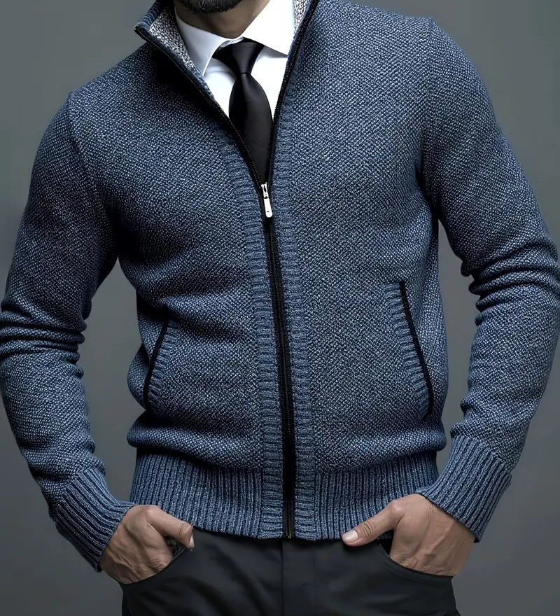 Casaco de malha elegante