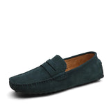 Mocassins casuais de camurça