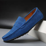 Mocassins de camurça retro para homem
