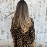 Elvéra | Blusa casual feminina com estampa de leopardo