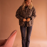 Luna | Jaqueta da moda com estampa de leopardo