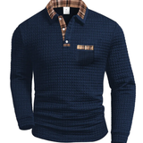 Camisa pólo com padrão